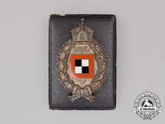 A Fine First War Prussian Observer’s Badge By C. E Juncker Of Berlin In Its Case Of Issue