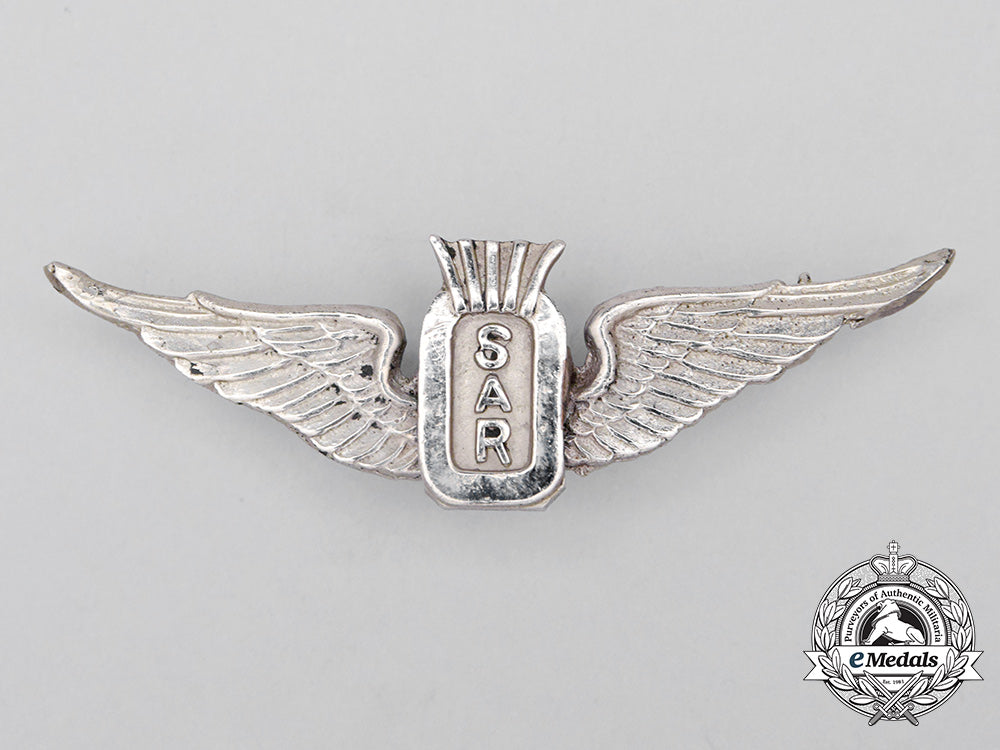 A Vietnam Era Army Aviation Helicopter Search And Rescue (Sar) Badge ...