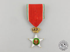 An Italian Order Of Colonial Merit In Gold; Knight