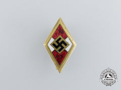 A Golden Hj Member’s Honour Badge; Numbered; By Deschler & Sohn