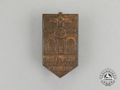 A 1933 10-Year Anniversary Of Hj In Munich Badge By Wittmann Of München