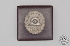 A Cased Third Reich Period German Condor Legion Silver Grade Wound Badge