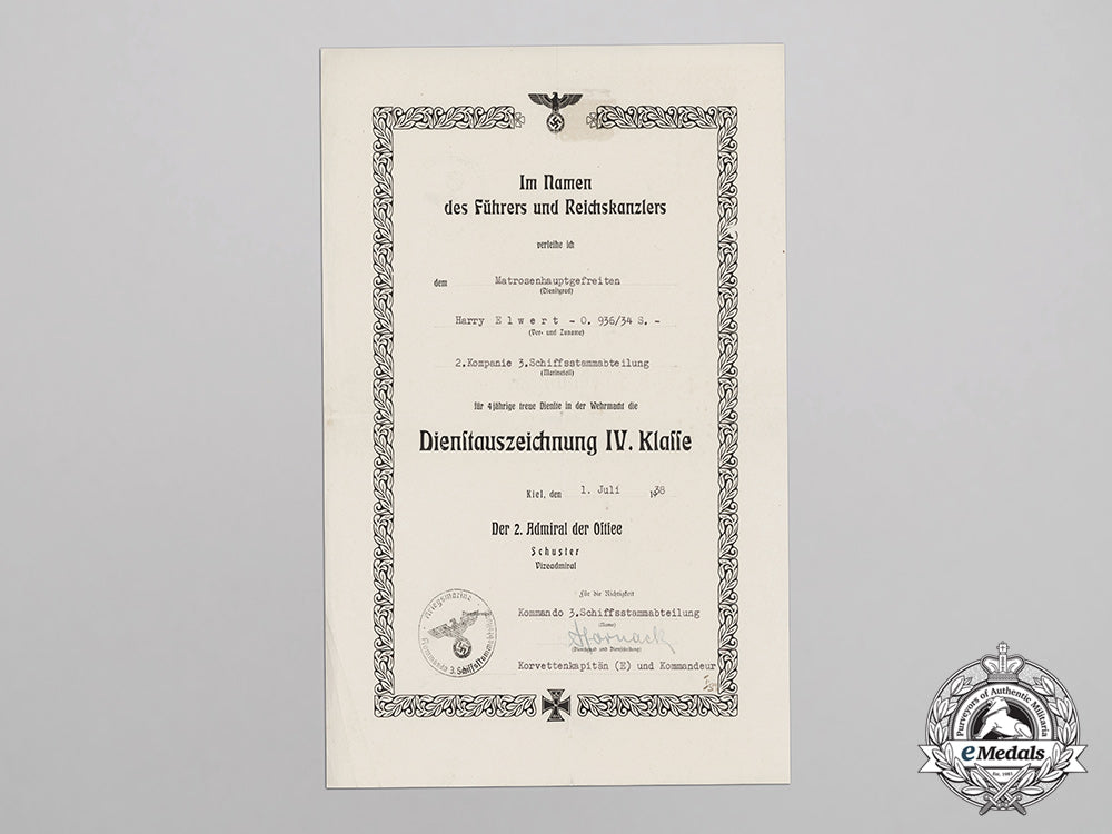 a4_th_class_long_service_award_document_to_matrosenhauptgefreiter_elwert_cc_2222
