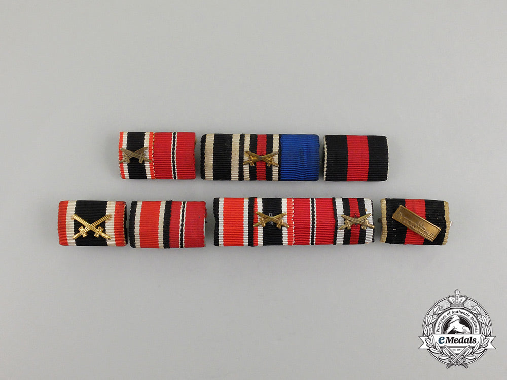 seven_first_and_second_war_german_medal_ribbon_bars_cc_2323