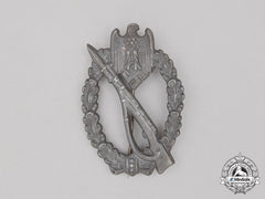 A Second War German Silver Grade Infantry Assault Badge By Gebrüder Weger