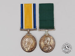 A First War Pair To Colour Sergeant Major; Canadian Machine Gun Brigade