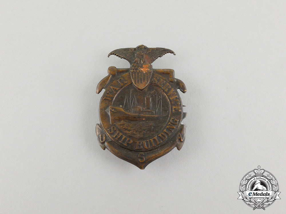 a_first_war_american_war_service_ship_building_badge_cc_3141