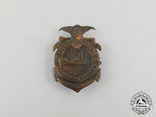 a_first_war_american_war_service_ship_building_badge_cc_3141