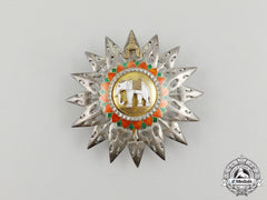A Thai Order Of The White Elephant, 1St Class Breast Star