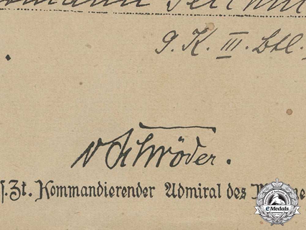 a_german_imperial_naval_corps_flanders_cross_document_to_hermann_teichmann_cc_3557