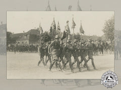 A Period Photo Of Cavalry Unit  Flag Bearers