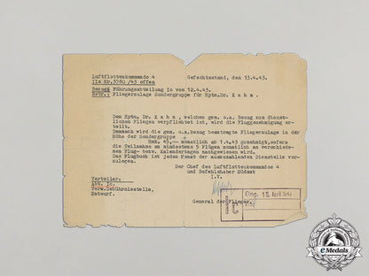 germany,_luftwafffe._a_document_group_to_hauptmann_dr._eugen_kahn;_bulgarian_pilot_badge_cc_3749_1