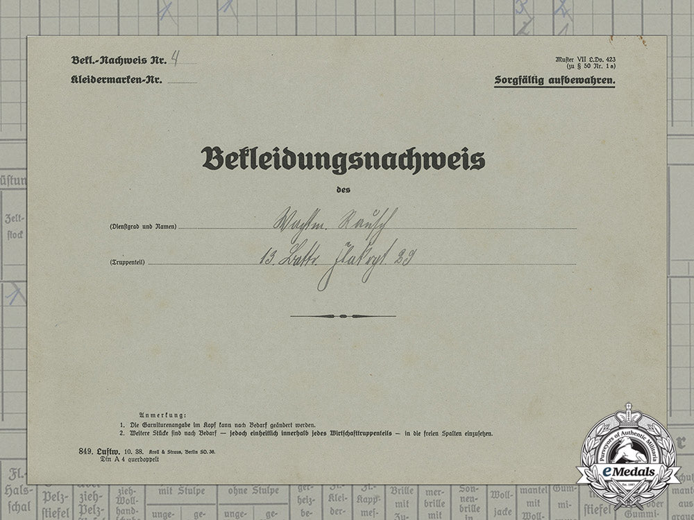 a_uniform_issue_document_to_flak_sergeant_rausch_cc_3763