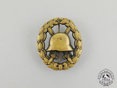 A First War Imperial German Black Grade Wound Badge; Hollow Stamped Version