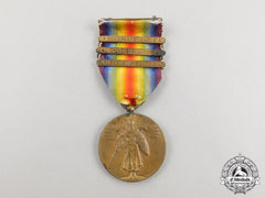 An American First War Victory Medal With Three Clasps