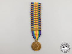 An American First War Victory Medal With Fourteen Clasps