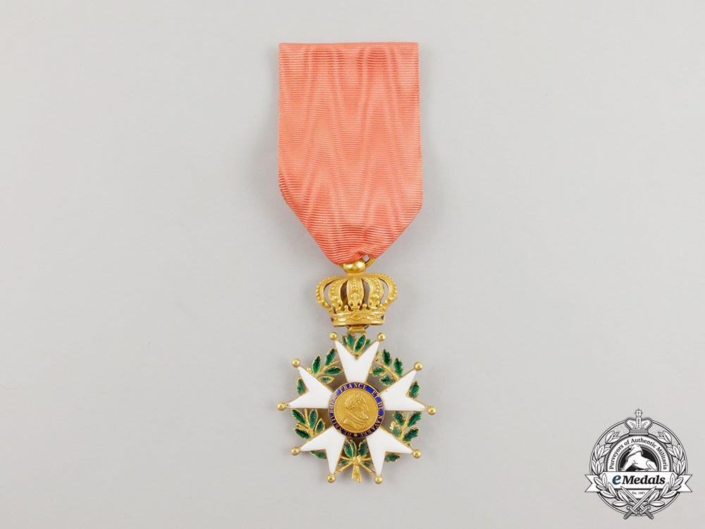 a_french_legion_d'honneur;_officer's_badge_in_gold,_second_restoration_model,26.3.1816_cc_4664
