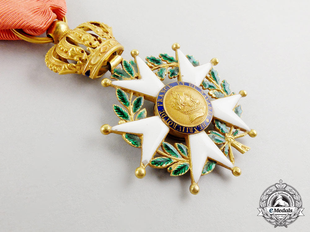 a_french_legion_d'honneur;_officer's_badge_in_gold,_second_restoration_model,26.3.1816_cc_4668