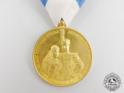 a_rare_serbian_commemorative_medal_of_the_wedding_of_alexander_and_draga_obrenović,23.7.1900_cc_4766