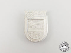 A 1937 Opening Ceremony Of The Vaw Aluminum Factory In Töging Badge By Deschler & Sohn