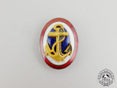 A  Kingdom Of Yugoslavia, Navy Officer's Cap Badge