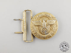 Germany, Nsdap. A Political Leader’s Brocade Dress Belt Buckle, Hermann Wernstein