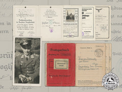 Documents Of Brothers In The Luftwaffe; Hans-Ulrich And Heinz-Günther (Kia) Von Zabiensky