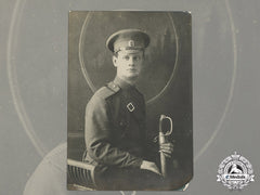 A Period Studio Photo Of An Imperial Russian Lance Corporal
