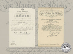 Two Promotional Documents Knight`s Cross Recipient Theodor Preu