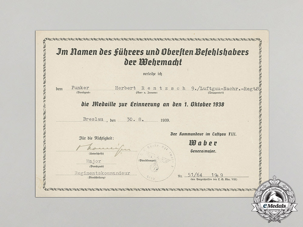 a_sudetenland_medal_award_document_to_radio_operator_herbert_rentzsch_cc_5772