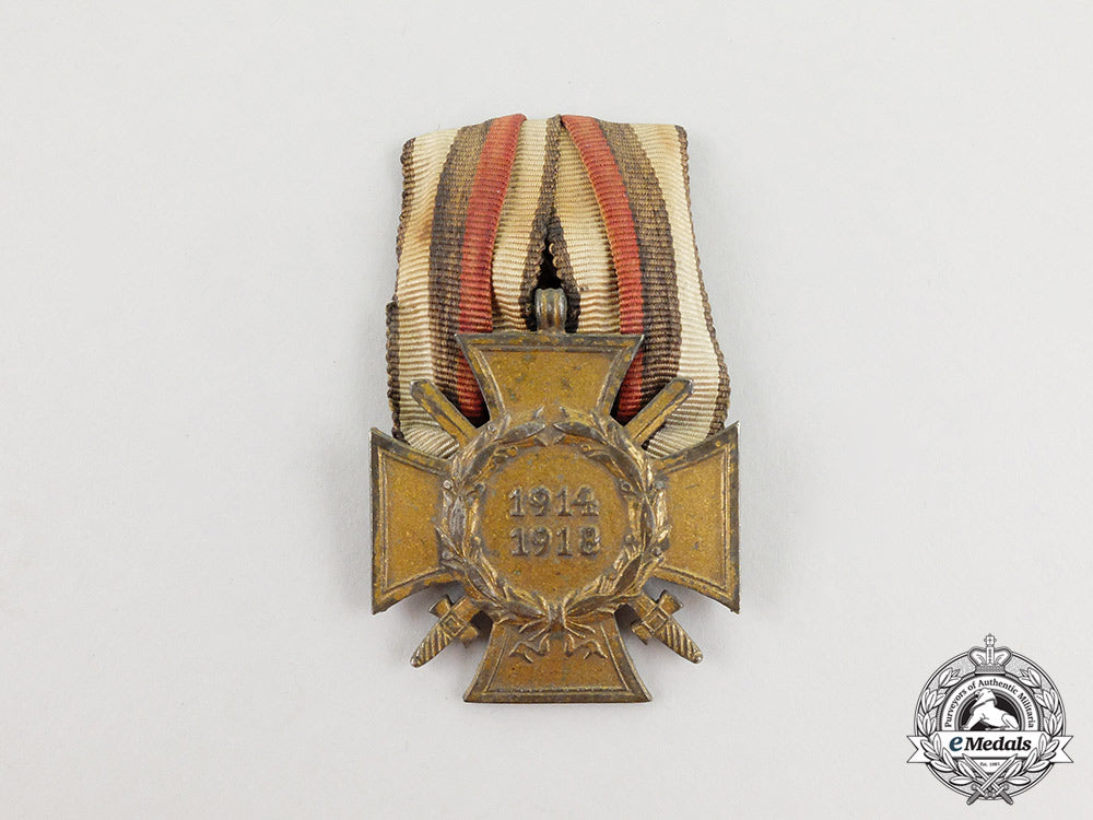 four_first_war_imperial_german_veteran's_medals_cc_6000