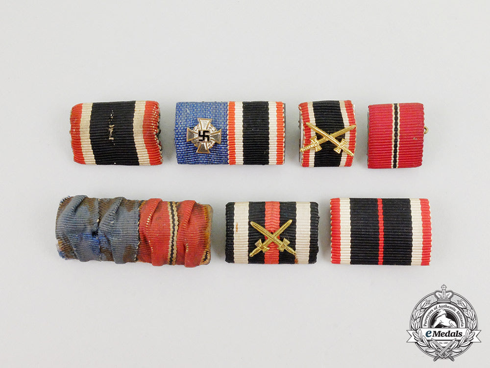 seven_first_and_second_war_german_medal_ribbon_bars_cc_6222