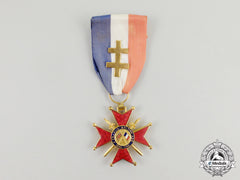 A Free French Franco-British Cross Of Honour, Knight With Cross Of Lorraine Clasp, 1940-1944 Version,
