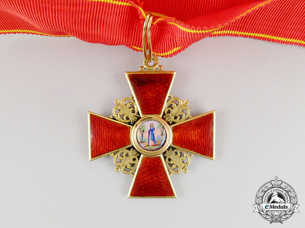 an_imperial_russian_order_of_st._anne,2_nd_class_neck_badge,_civil_division_in_gold_cc_6401_1
