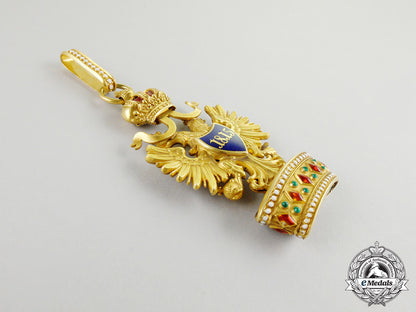 an_early_imperial_austrian_order_of_the_iron_crown_in_gold;2_nd_class_by_rothe,_wien_cc_6644