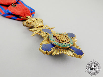 an_order_of_the_star_of_romania,_knight_with_swords_under_crown1877-1932_cc_6716
