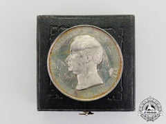 A Prussian Lifesaving Table Medal In Case C.1820