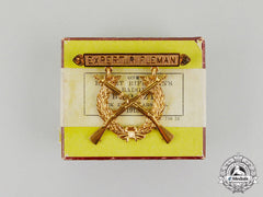 A Mint Rock Island Arsenal Expert Rifleman's Badge 1915 In Carton