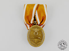 A Court Mounted Third Reich Period German Defence Wall (West Wall) Medal