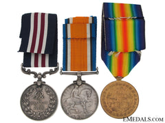 A Military Medal Group For A 1917 Trench Raid