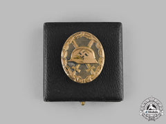 Germany, Wehrmacht. A Gold Grade Wound Badge, With Case, By The Vienna Mint