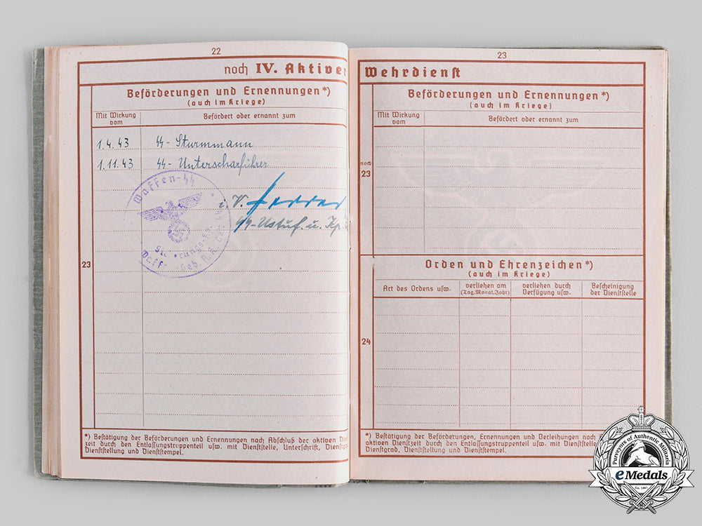 germany,_ss._a_pair_of_documents_to_ss-_unterscharführer_michael_köhl,13_th_ss_division_handschar,_kia_ci19_0074_1
