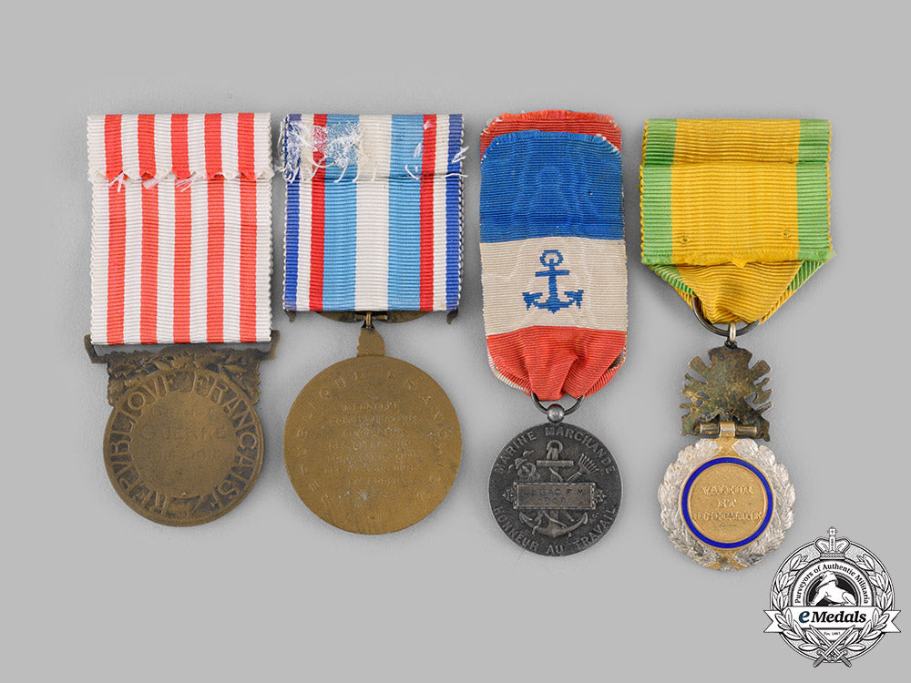 france,_third_and_fourth_republics._lot_of_four_medals_ci19_0219