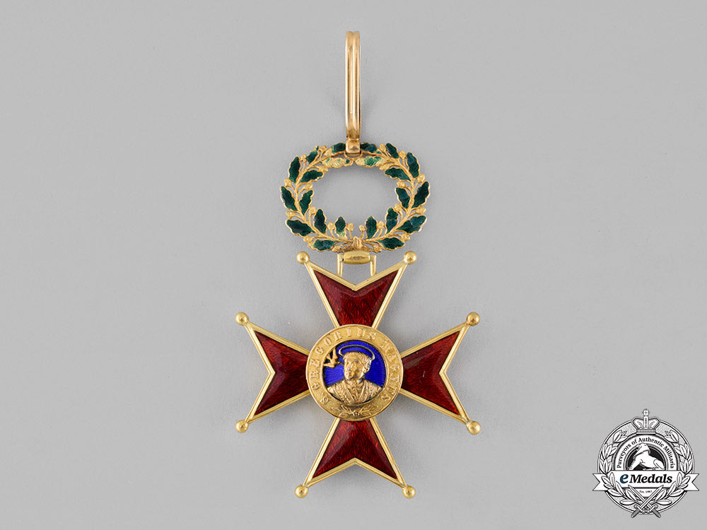 vatican._an_order_of_st._gregory_the_great_for_civil_merit_in_gold,_ii_class_commander,_c.1900_ci19_0288