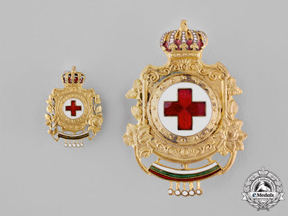 bulgaria,_kingdom._a_red_cross_badge,_ii_version,_fullsize_and_miniature_ci19_0309