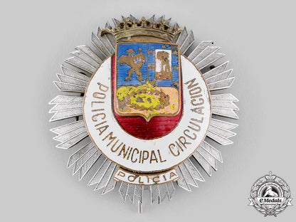 spain,_fascist_state._a_city_of_madrid_municipal_police_star_for_the_circulation_brigade,_i_model,_c.1955_ci19_0512_2