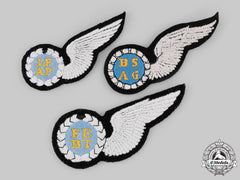 South Africa, Republic. Three South African Air Force Qualification Badges