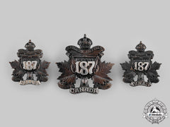 Canada, Cef. A 187Th Infantry Battalion "Central Albert Battalion" Officer's Insignia, C.1916