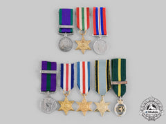 United Kingdom. A Lot Of Eight Miniature Medals