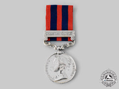 United Kingdom. An India General Service Medal 1854-1895, To Driver R. Pitts, D Battery, F Brigade, Royal Artillery